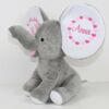 Kuscheltier Dumbo Elefant grau mit Namen bestickt