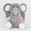 Personalisiertes Kuscheltier Elefant grau Cubbies