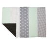 BABYDECKE & KUSCHELDECKE MINT GRAU