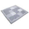 KRABBELDECKE GRAUE STERNE 120x120cm