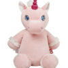 Einhorn Rosa Stofftier Teddy mit Namen bestickt