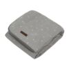 Little Dutch Kuscheldecke Little Stars Grau 110 x 140cm