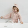 Bademantel Frau Hase Kind 1-2 Jahre