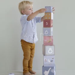 Stapelturm aus Karton Gans mit Zahlen Little Dutch