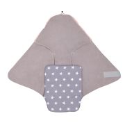 Ganzjahres Baby-EINSCHLAGDECKE ROSA GRAU