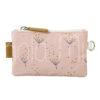 Einfache Geldbörse mit Zipper Pusteblume rosa
