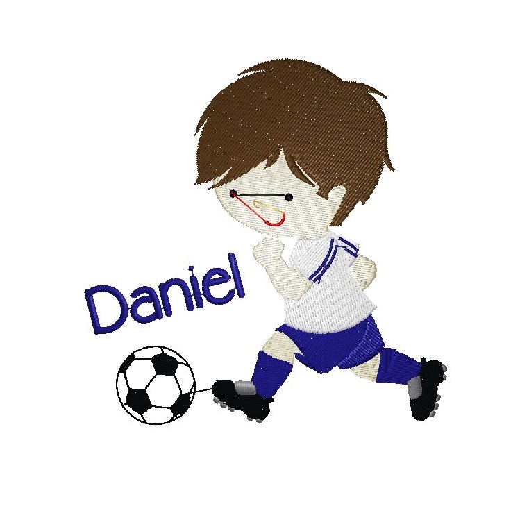 Fußballer braune Haare