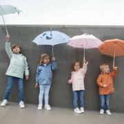 Kinder Regenschirm Hase