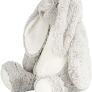 Jumbo Stofftier mit Name Hase grau Zippie XL