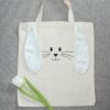 Stofftasche Hase Ostern Häschen mit Ohren