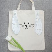 Stofftasche Hase Ostern Häschen mit Ohren