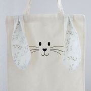 Stofftasche Hase Ostern Häschen mit Ohren