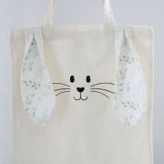 Stofftasche Hase Ostern Häschen mit Ohren