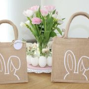 Jute Tasche Ostern Hasenohren