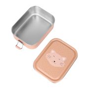 Brotdose Jausenbox Lunchbox Edelstahl Katze klein