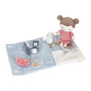 Spielset Sleepover Puppe Rosa Little Dutch