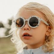 Kinder Sonnenbrille rund Sailors Bay blau