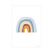 Poster Regenbogen Alphabet Blau – A3 Little Dutch