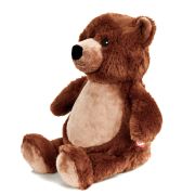 Grizzly Bär Stofftier Teddy mit Namen bestickt