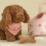 Hund Jackie mit Trage-Tasche Little Dutch
