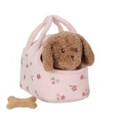 Hund Jackie mit Trage-Tasche Little Dutch