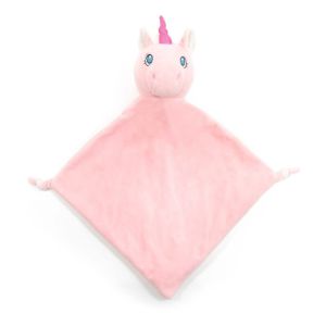 Schmusetuch Einhorn rosa pink Kuscheltuch bestickt