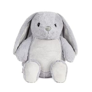 Kaninchen grau Cubbies Langohr Hase Stofftier mit Namen bestickt
