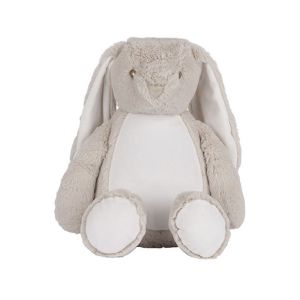 Stofftier mit Name Zippie Hase beige